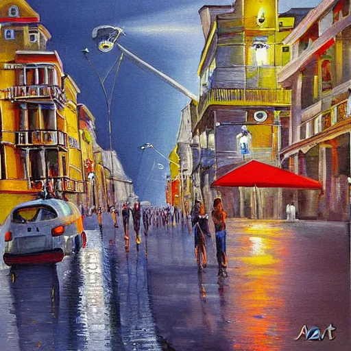 Image similar to rio de janeiro painted by alexei lantsev