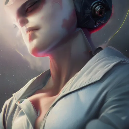 Prompt: space girl, 8 k uhd, unreal engine, reflected chrome, octane render in the artstyle of greg rutkowski tom bagshaw, unreal engine 5, highly detailed face, true anatomy!, extremely detailed!, fishnets, dystopian, details visible, octane render