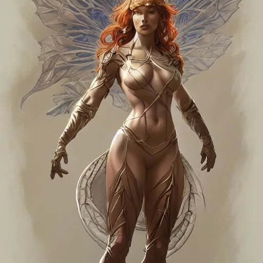 Prompt: full figure ultra realistic illustration, titania from marvel comics, intricate, elegant, highly detailed, digital painting, artstation, concept art, smooth, sharp focus, illustration, art by artgerm and greg rutkowski and alphonse mucha