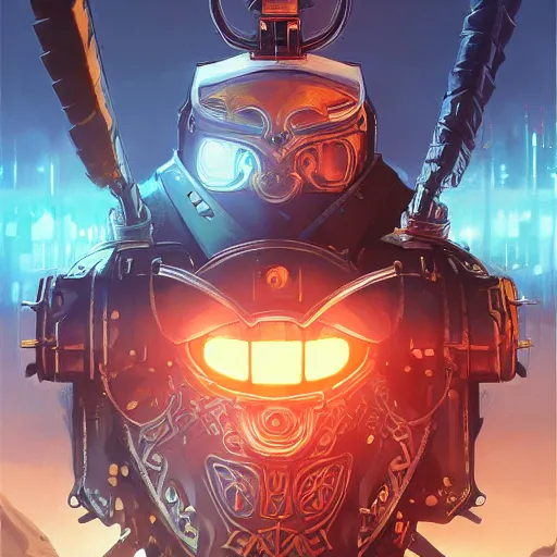 Image similar to cyberpunk viking helmet mask warrior goddess robot ninja fantasy, art gta 5 cover, official fanart behance hd artstation by jesper ejsing, by rhads, makoto shinkai and lois van baarle, ilya kuvshinov, ossdraws