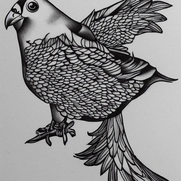 Pigeon Tattoo design by A-shanti on DeviantArt