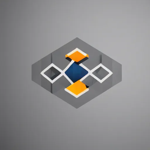 Prompt: an original and creatively clever abstract, geometric, modern, tech - business logo for iox