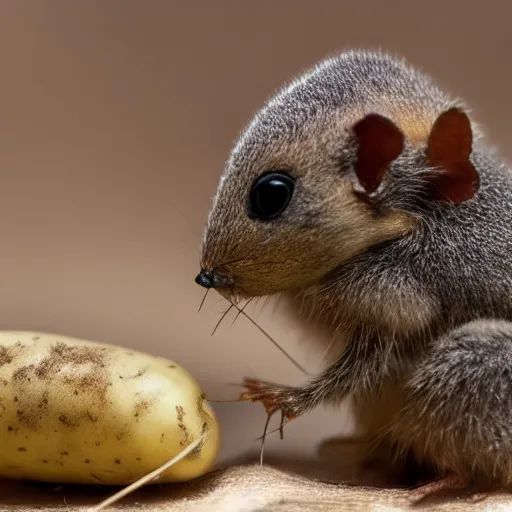 Image similar to Poluknit kissing the potato