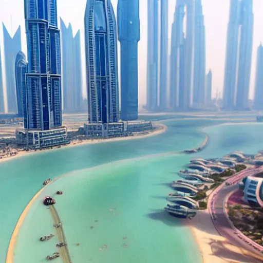 Image similar to gta : dubai, sharp focus