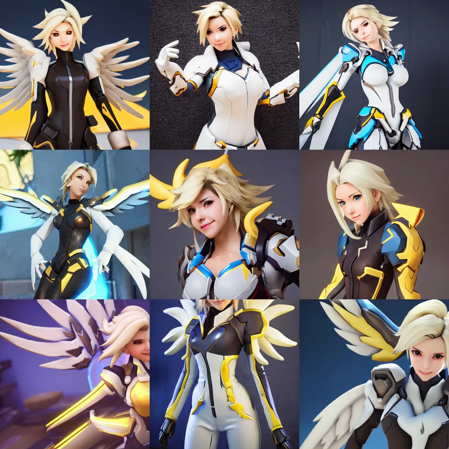 Prompt: mercy from overwatch