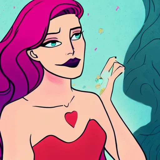 Image similar to persephone in lore olympus