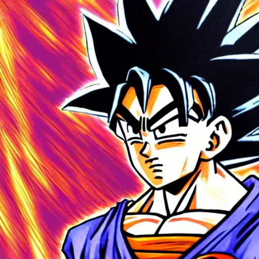 Image similar to HD manga drawing of Xavi Hernandez in dragon ball by Akira Toriyama