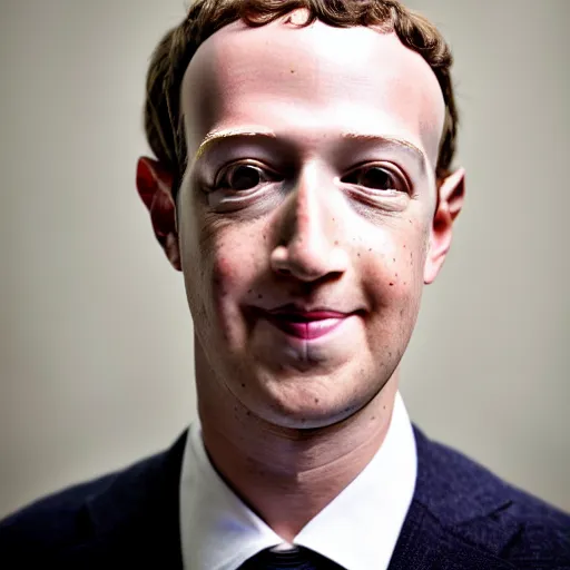 Image similar to mark zuckerberg looking off to the left, highly detailed, photorealistic, 3 5 mm stock