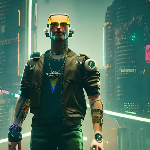 Image similar to g - man with augmentations cyberpunk 2 0 7 7