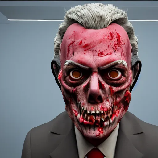 Prompt: Zombie Secretary Portrait, Octane render, 8k, cinematic, hyperrealism, artstationhd