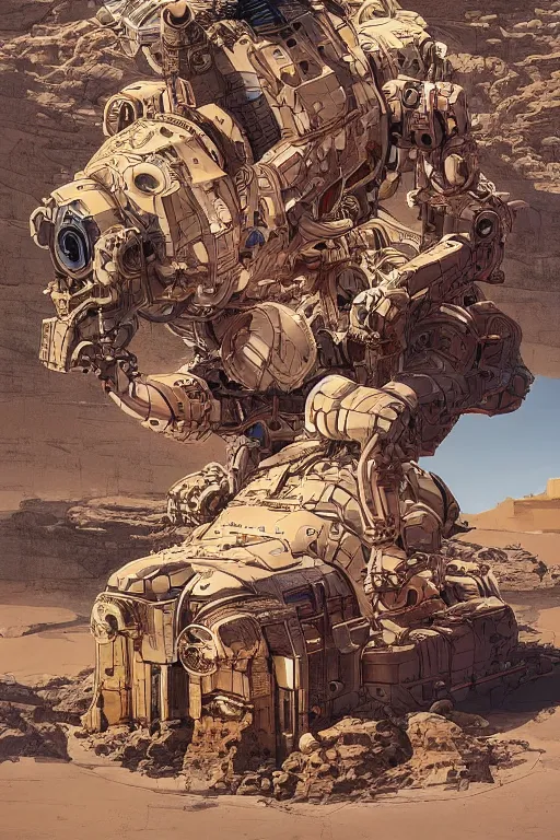 Image similar to 🐋 as 🐘 as 🤖 as 🕊 as 👽 as 🐳, desert, photography by kim jung gi, isaac asimov and marc simonetti