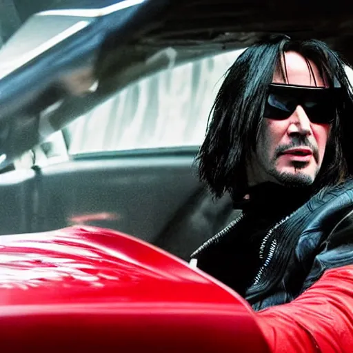 Image similar to keanu reeves as blade, 4 k, high detail, high - resolution photograph, professional photography, ultra - detail
