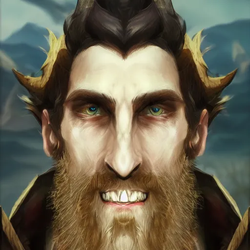 Image similar to asmongold, hyper realisitic, portrait, high detail, 8 k, youtube thumbnail