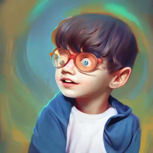 Prompt: attractive little boy character inspired in little hood red, digital artwork made by lois van barlee, james jean and rhads