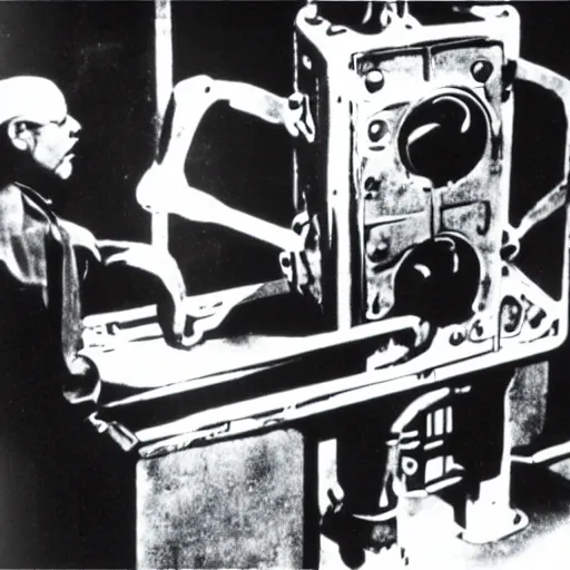 Image similar to robot featured in fritz lang's film metropolis by andy warhol