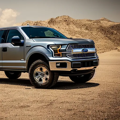 Image similar to an armored ford f-150, 4k, high detail, high-resolution photograph, professional photography, ultra-detail