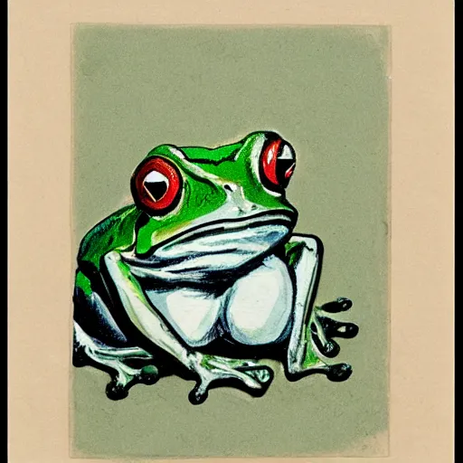 Image similar to jean - frog grenouille, an autoportrait