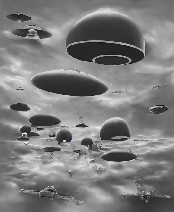 Prompt: nazi ufos by denys tsiperko and bogdan rezunenko, hyperrealism