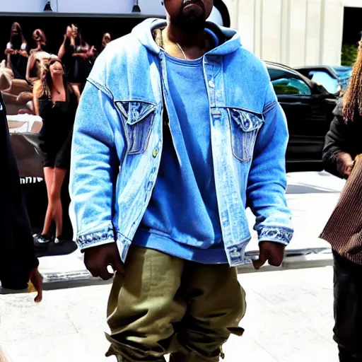 Image similar to kanye west dressed like jesus