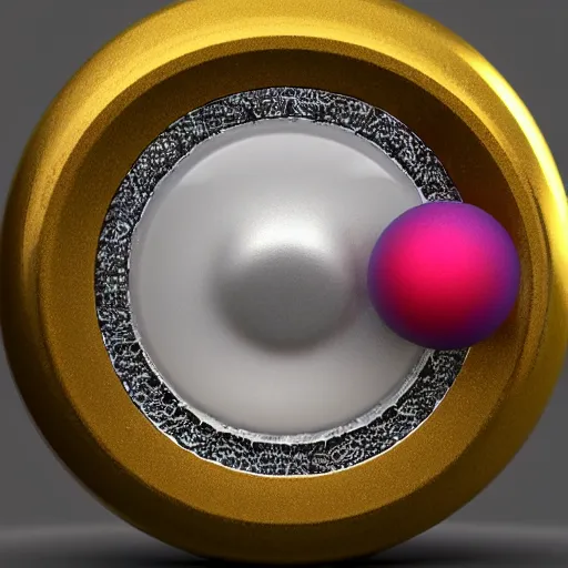 Image similar to a yoyo made of crystal, concept art, realistic 4 k.