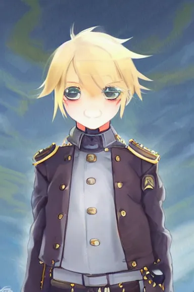 Image similar to beautiful little blonde boy in thigh nazi male uniform. made in abyss art style, inspired by kris from deltarrune, cute detailed artwork, anatomically correct, soft details, ilya kuvshinov, reflection, perfect composition, wallpaper mobile, illumination, digital art, detailed anime soft face, symmetrical face, western comic, illustration, realistic, nazism