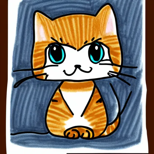 cat with a cat jacket chibi  Kawaii chibi, Cute animal drawings, Cute art