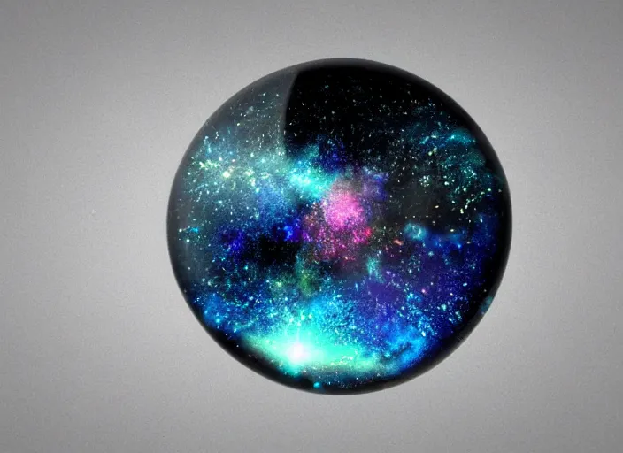 Prompt: the universe in a gemstone. amazing render