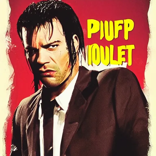 Image similar to pulp fiction with the twilight characters