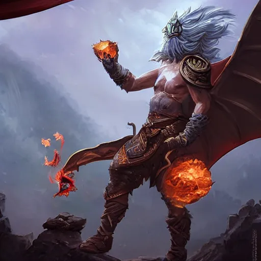 Image similar to The dragon of thunder with thunder sparkling on his body, epic fantasy style, in the style of Greg Rutkowski, hearthstone artwork