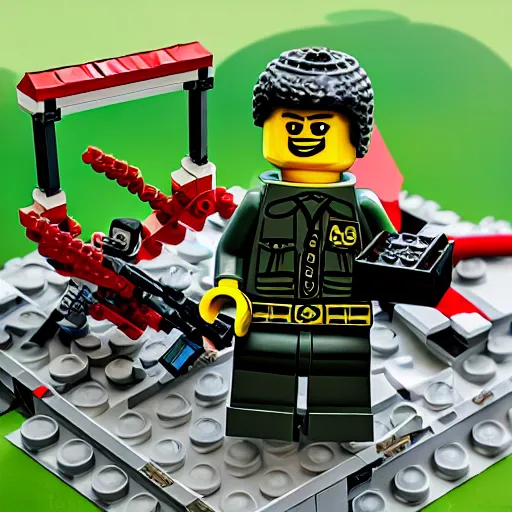Prompt: Lego Vietcong