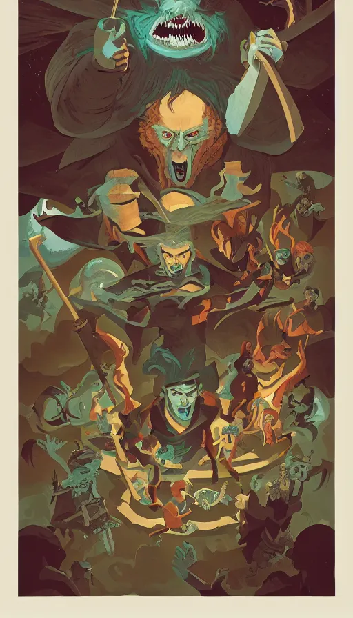 Image similar to powerful wizard, dungeons and dragons by simon kennedy, studio muti