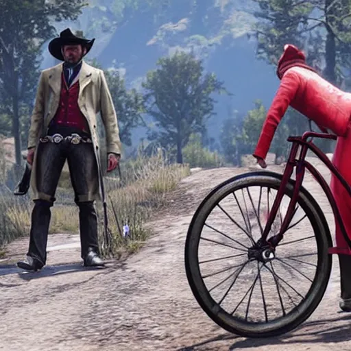 Image similar to Fancy posh bicycle in Red Dead Redemption 2