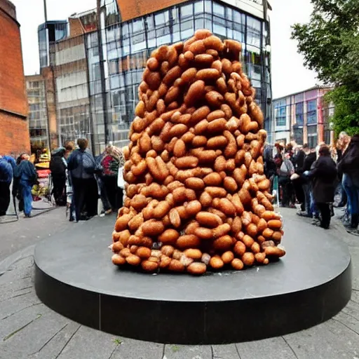 Image similar to the baked beans memorial in manchester