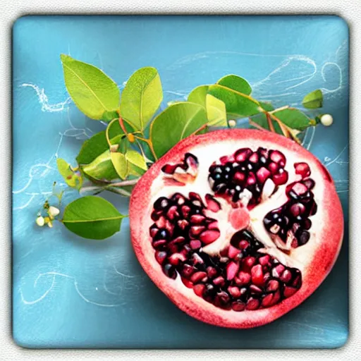 Image similar to no pomegranates