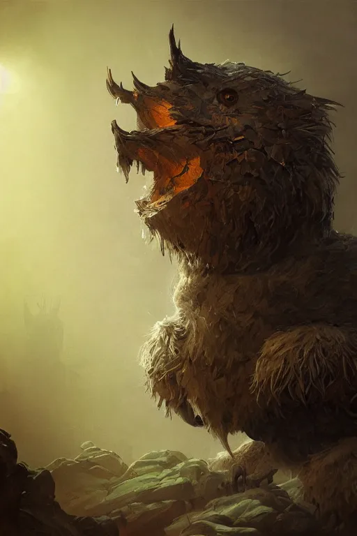 Image similar to owlbear , physically accurate, moody dynamic lighting, very very intricate, very very elegant, highly detailed, digital painting, artstation, HR GIGER, Hieronymus Bosch, Francis Bacon, concept art, smooth, very beautiful, sharp focus, illustration, art by artgerm and greg rutkowski and alphonse mucha