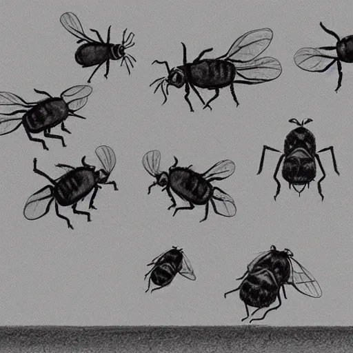 Prompt: animated movie about flies in the style of Eadweard Muybridge