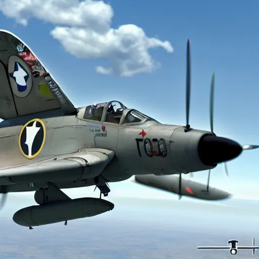 Image similar to an epic dogfight between a f 4 f - 4 wildcat and a mitsubischi a 6 m 2 b - 2 1 zero, full colour, 8 k cinematic photography, explosions in the background, parachutes, ultra realistic digital art, unreal engine