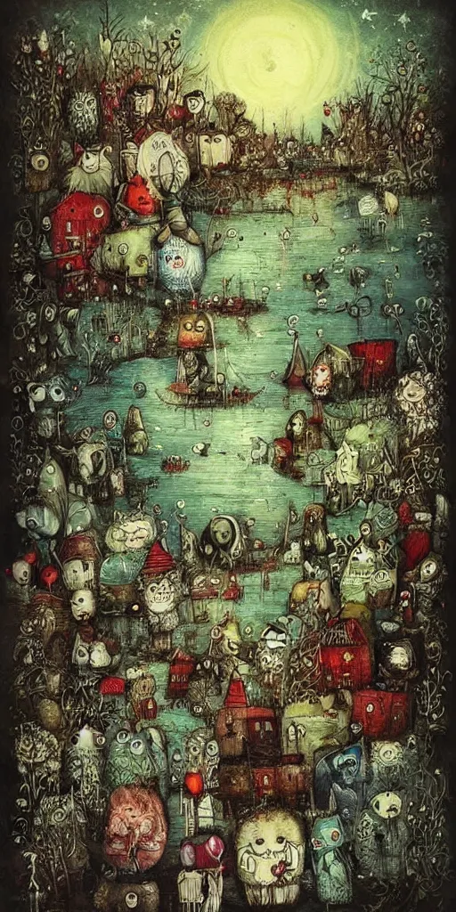 Image similar to a painting by alexander jansson