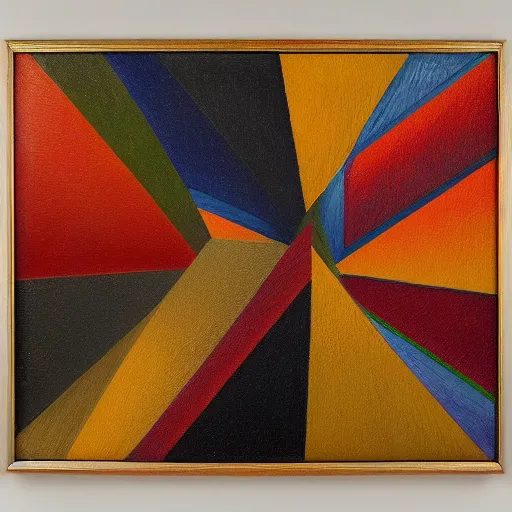 Prompt: a stunning abstract painting by john ferren, 1 9 3 7