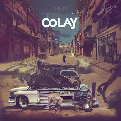 Prompt: concept art for colplay's new album cover