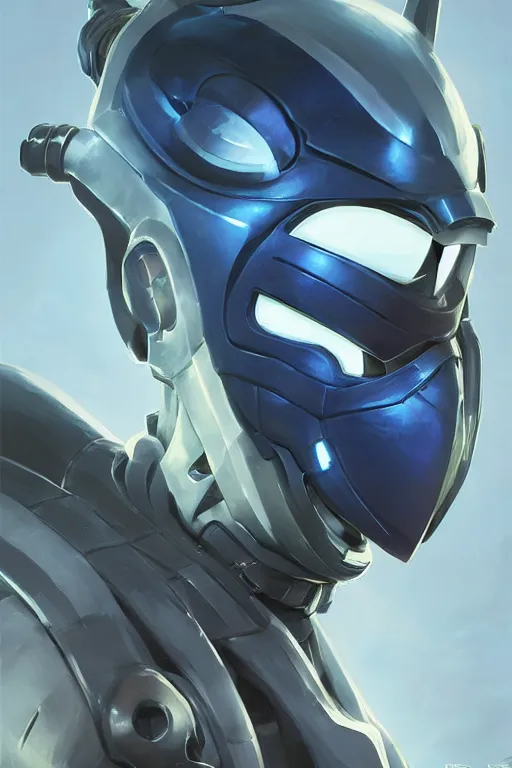 Image similar to epic mask helmet robot ninja portrait stylized as fornite style game design fanart by concept artist gervasio canda, behance hd by jesper ejsing, by rhads, makoto shinkai and lois van baarle, ilya kuvshinov, rossdraws global illumination radiating a glowing aura global illumination ray tracing hdr render in unreal engine 5