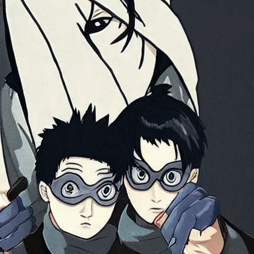 Image similar to kakashi and harry potter