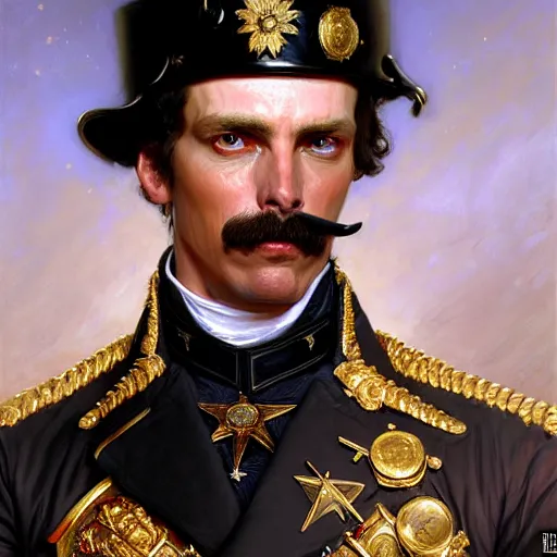 Image similar to drdisrespect as napoleon, breath taking, dignified, highly detailed painting by gaston bussiere, j. c. leyendecker, greg rutkowski, craig mullins 8 k