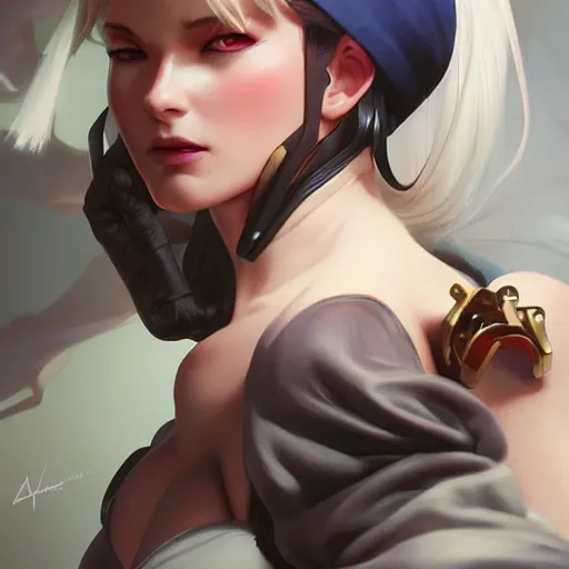 Image similar to ultra realistic illustration, cammy white as m bison anime, intricate, elegant, highly detailed, digital painting, artstation, concept art, smooth, sharp focus, illustration, art by artgerm and greg rutkowski and alphonse mucha and wlop