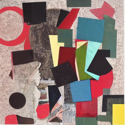 Image similar to abstract collage by nancy spero