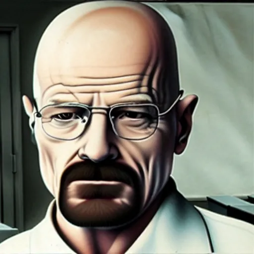 Image similar to Walter white as kingpin,