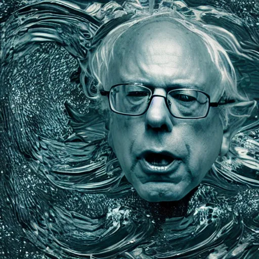 Image similar to Bernie Sanders as a Mermaid, perfect face, intricate, Sony a7R IV, symmetric balance, polarizing filter, Photolab, Lightroom, 4K, Dolby Vision, Photography Award