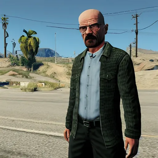 Image similar to walter white in gta v