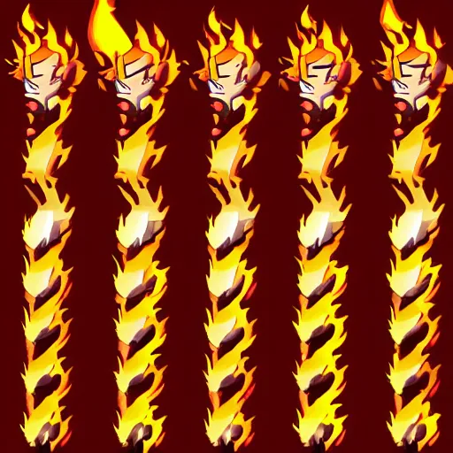 Image similar to fire sprite sheet