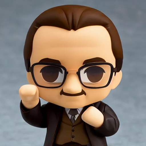 Image similar to robert de niro as nendoroid!, background bar, kodak film